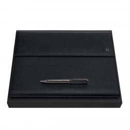 Подарочный набор Hugo Boss: портфель и ручка HDF519D + HSL5654A