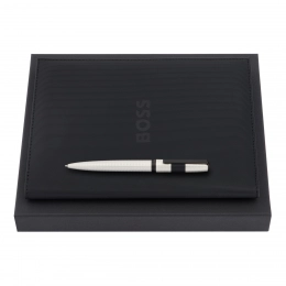 Подарочный набор Hugo Boss: портфель и ручка HDM409A + HSQ4834F