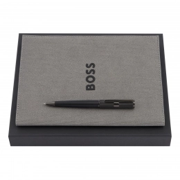 Подарочный набор Hugo Boss: папка и ручка HDM409H + HSV4724A