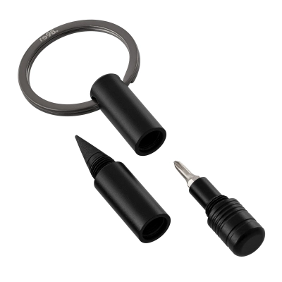 
                                            Key ring with endless pen and screwdriver
                                            