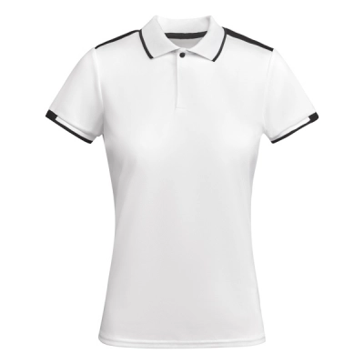 
                                                TAMIL WOMAN POLO SHIRT S/S WHITE/BLACK
                                                
