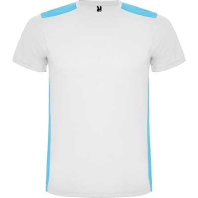 
                                            DETROIT T-SHIRT S/S WHITE/TURQUOISE
                                            