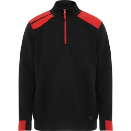 MAVERICK SWEATSHIRT S/S BLACK/RED