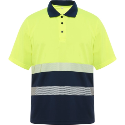 
                                                VEGA POLO SHIRT S/S NAVY BLUE/FLUOR YELLOW
                                                
