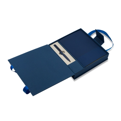 
                                            Lovina gift set notebook with pen, dark blue
                                            
