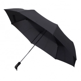 Vernier foldable stormproof umbrella, black