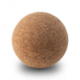 Массажный шарик из пробки, коричневый