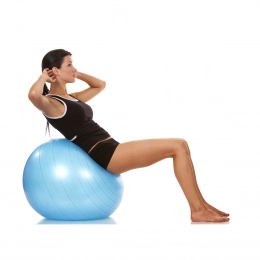 Fitball exercise ball, blue