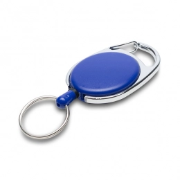 Ski-pass with Carabiner, blue