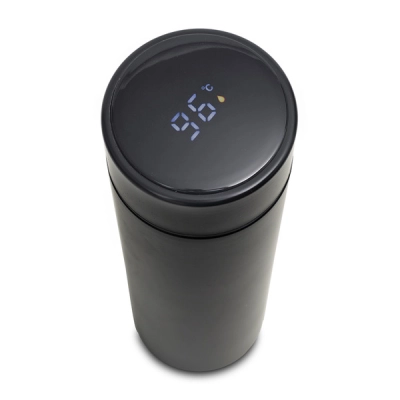 
                                            420ml Falco vacuum mug with thermometer, black
                                            