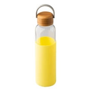 560 ml Vim Booster glass bottle, yellow