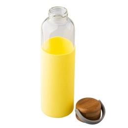 560 ml Vim Booster glass bottle, yellow