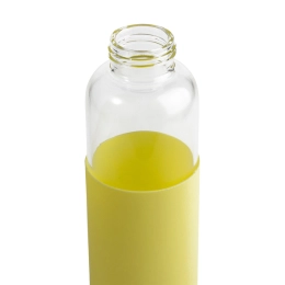 560 ml Vim Booster glass bottle, yellow