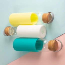 560 ml Vim Booster glass bottle, green