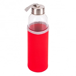 Vim glass bottle 500 ml, red