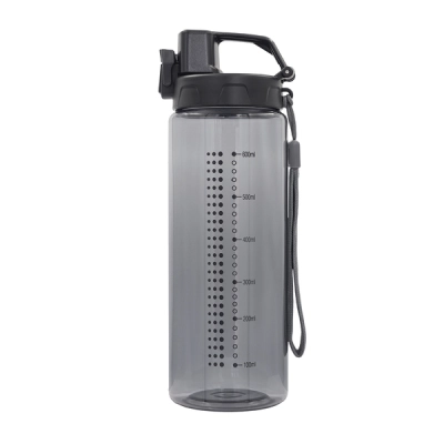 
                                            600 ml Feelsogood water bottle, black/grey
                                            