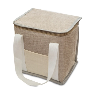 
                                            Loni insulated juta lunch bag, beige
                                            