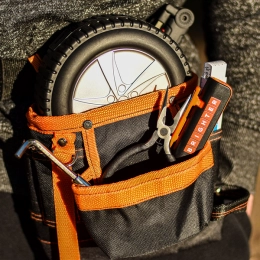 Entooled tool waist belt, orange