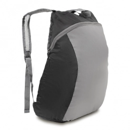 Reflecto foldable reflective backpack, black