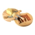 Roma cheese set, brown