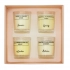 Seasons set of 4 scented candles, mix