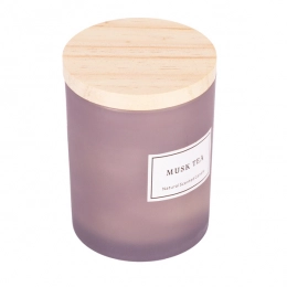 Scented candle, grey