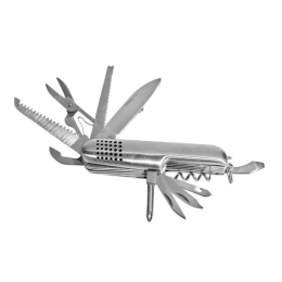 Singen 13-function pocket knife, silver