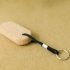 Plivat cork keychain, beige