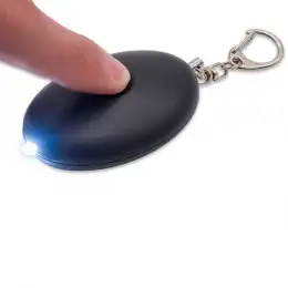 Pullguard personal alarm keychain, black