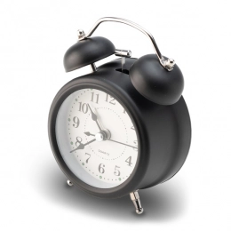 Retro Alarm Clock, black