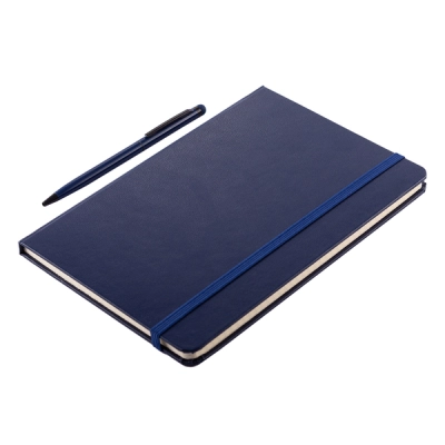 
                                            Abrantes notepad & pen set, dark blue
                                            