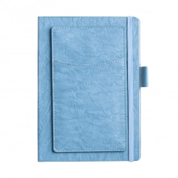 Savona notebook with organizer, blue