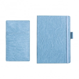Savona notebook with organizer, blue
