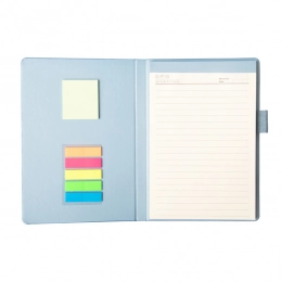 Savona notebook with organizer, blue