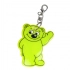 Beary safety keyring, yellow