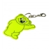 Beary safety keyring, yellow