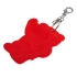 Beary safety keyring, red
