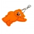 Beary safety keyring, orange