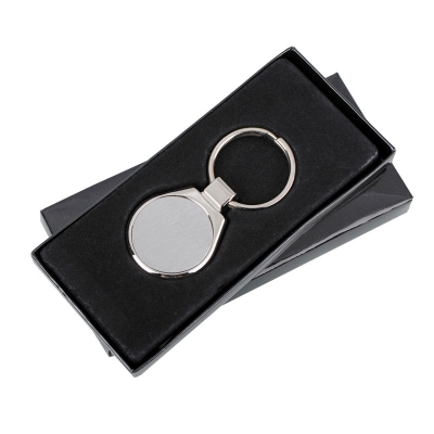 
                                            Metal Promo metal keyring, silver
                                            