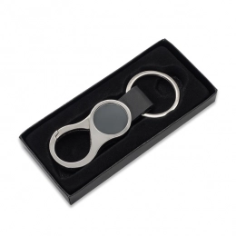 Lenard Carabiner Keychain, black