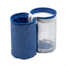 Versatile pencil case, blue