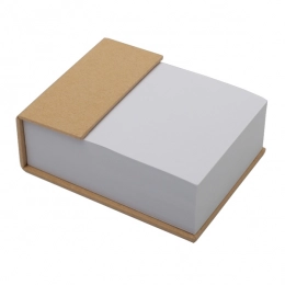 Paper note block, beige