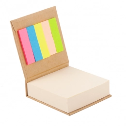 Paper note block, beige
