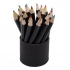 24 crayon set in tube, black
