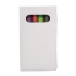 8 cm wax crayon set, white