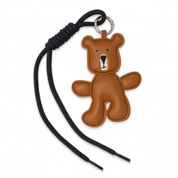 Caramel teddy keyring, brown