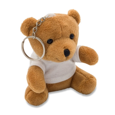 
                                            Ollie teddy keyring, brown
                                            