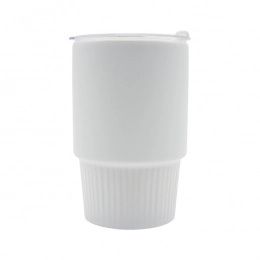 Керамическая кружка Azzurro белого цвета, 440 мл