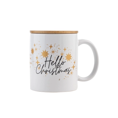 
                                                Керамическая кружка HELLO CHRISTMAS, белая
                                                