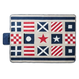 Summer picnic blanket with impregnated afternoon